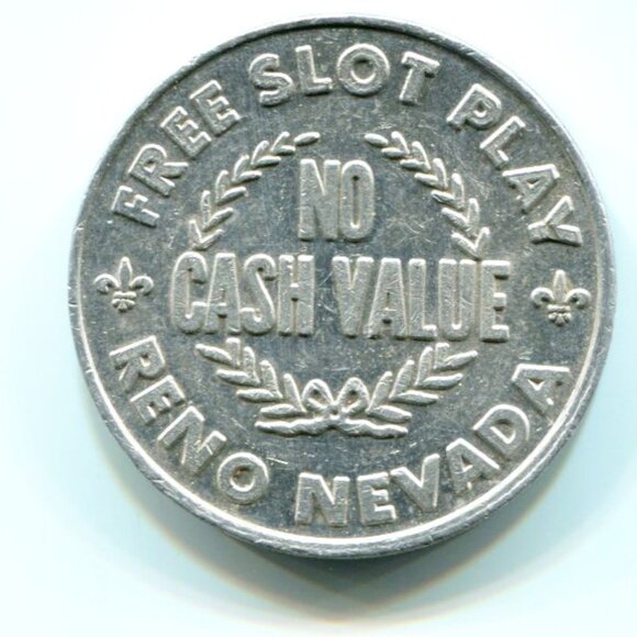 1975 Sundowner Hotel & Casino Reno, NV Aluminum Free Play Slot Token (b289-6) - Picture 2 of 2